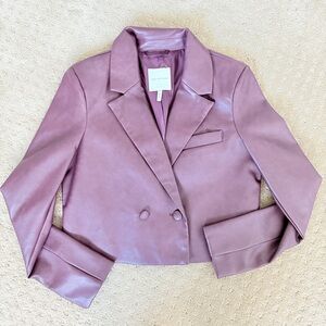 Avec Les Filles Mauve Blazer